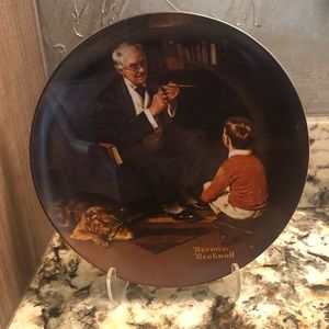 Norman Rockwell “The Tycoon” Collector Plate Limited Edition
